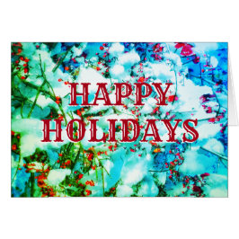 Cartão 1FERIADOS FELIZES BERRIES VERMELHOS horizontal