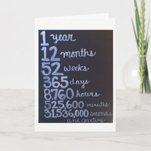 Cartão 1rua ANIVERSÁRIO DO MEU AMOR "PELO RESTO DE NOSSAS