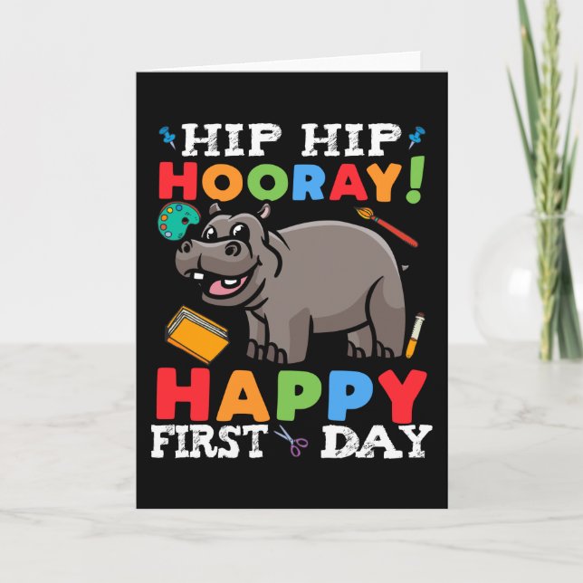 Cartão 1rua do primeiro dia da escola da classe 1rua (Frente)