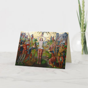 Cartão 1rua Martírio de Ruas. Sebastian (M 013)