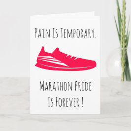 Cartão 1st Marathon First Marathoner Running Runner Sport