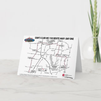 Cartão 2007 do MS 150 de Sam's Club