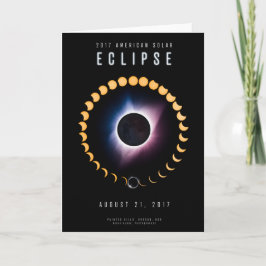 Cartão 2017 American Solar Eclipse - Card