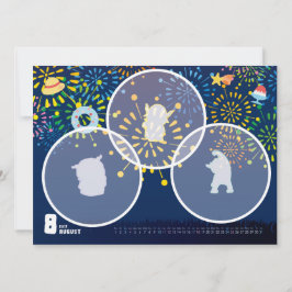 CARTÃO 2019ｶﾚﾝﾀﾞｰ8月