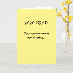 Cartão 2020 Graduation Congratulations