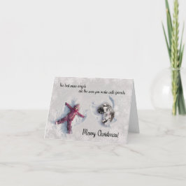 Cartão 2022 Collectable Keeshond Greeting Card