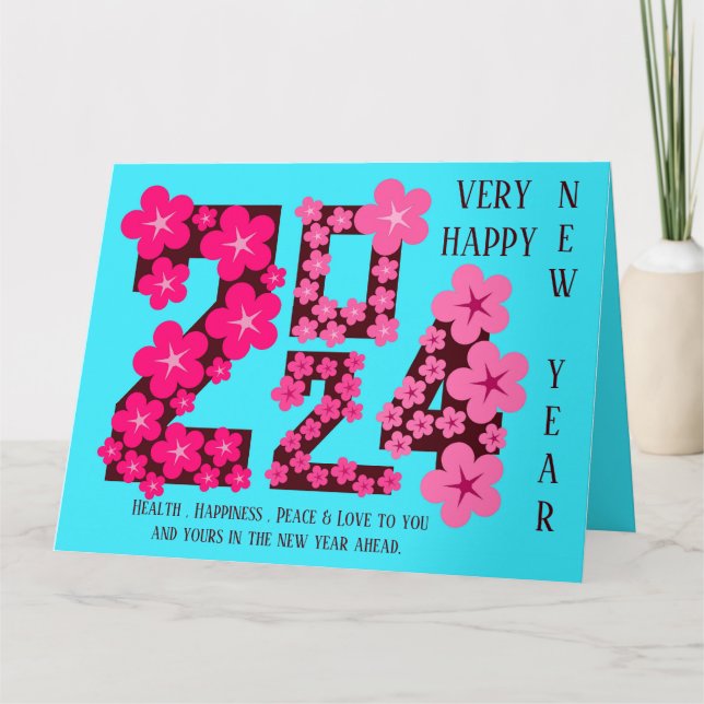 CARTÃO 2024, NOVO ANO A GANHAR DA IRMÃ (Frente)