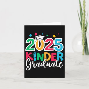 Cartão 2025 Formando Kindergarten Graduação 2025