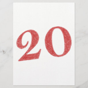 Cartão 20 anos
