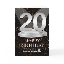 20 Birthday Spotlight Adicionar Uma Placa De Nome