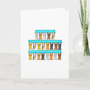 Cartão 20 Year Work Anniversary Congratulations