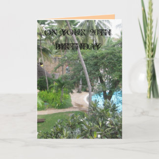 Cartão 20th Birthday Card