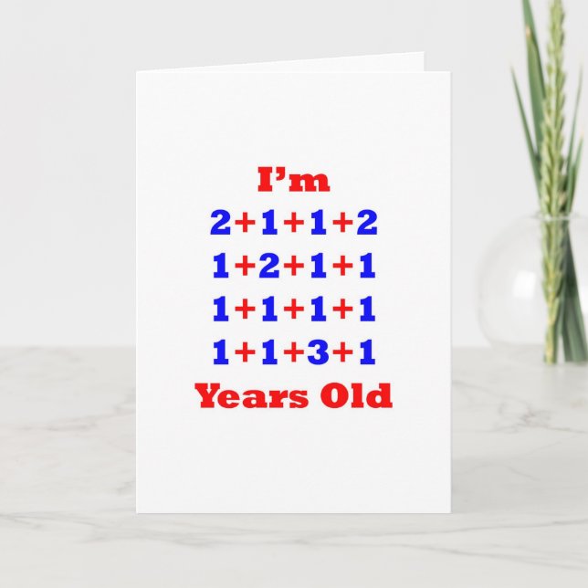 Cartão 21 anos de idade! (Frente)