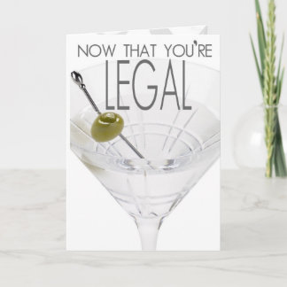 Cartão 21st Fake I.D. Birthday Card