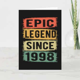 Cartão 23 Anos De Idade Dia 1998 Legenda Epic 23. Anivers