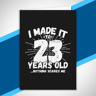 Cartão 23 Year Old Birthday - Funny 23rd Birthday Meme