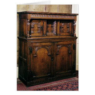 Cartão 24: Armário de Salão, carvalho, c.1600