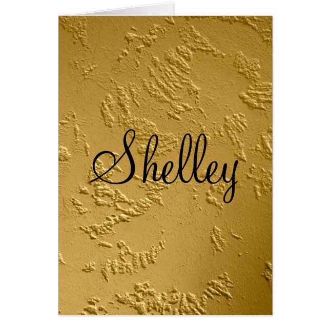 Cartão 24 ouro do Karat personalizados (Frente)