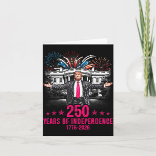 Cartão 250 Anos de Bandeira Americana da Independência 25