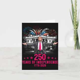 Cartão 250 Anos de Bandeira Americana da Independência 25