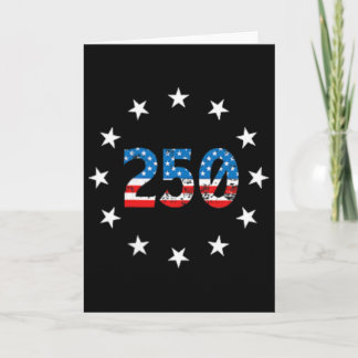 Cartão 250 Anos De Independência América 250º Aniversário