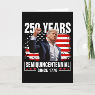Cartão 250 Anos Trombeta Americana 250º Dia da Independên