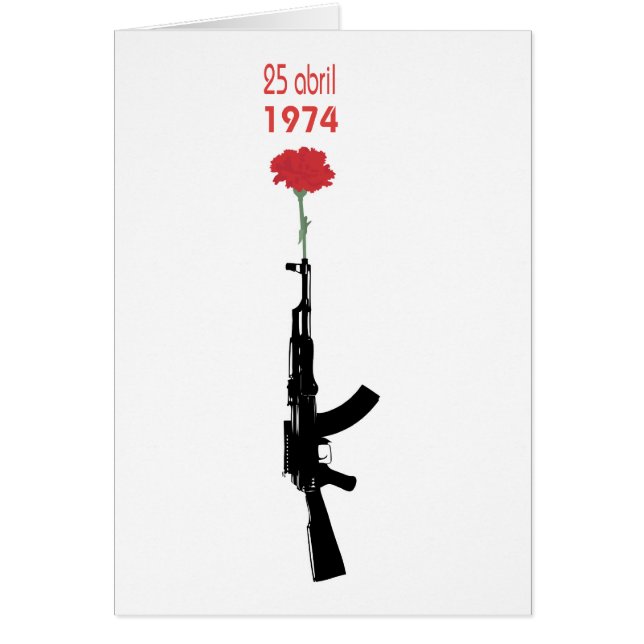 Cartão 25 Abril (Frente)