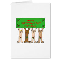 25 de dezembro homens dos desenhos animados do