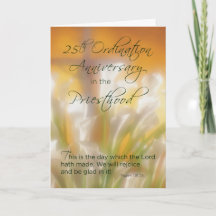 25th Ordination Anniversary Priesthood Lilies