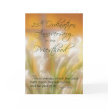 25th Ordination Anniversary Priesthood Lilies