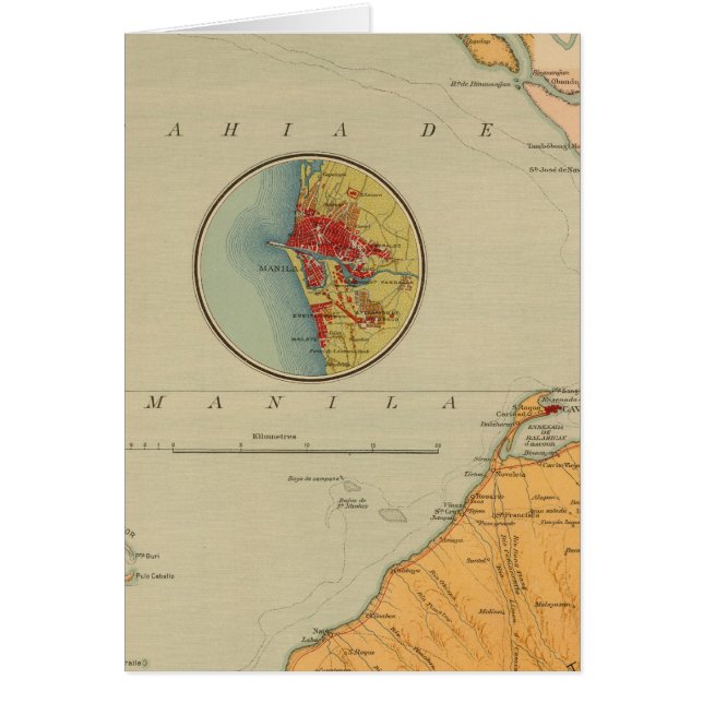 Cartão 29 em Manila Bay (Frente)