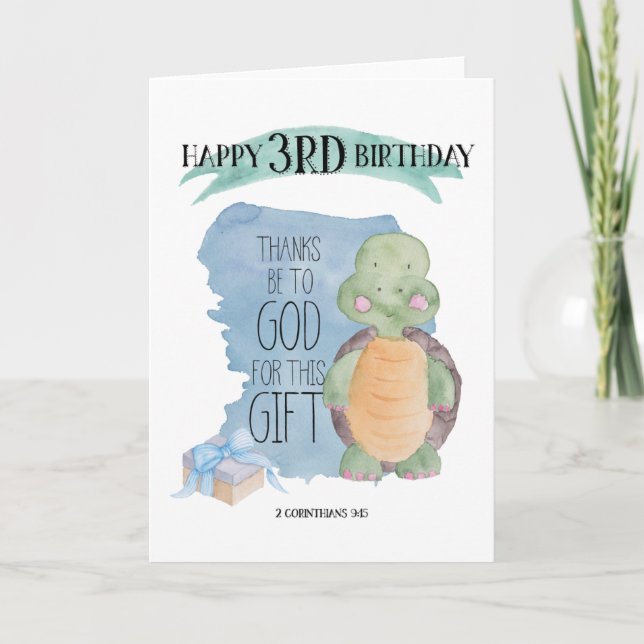 Cartão 2 Corintianos 9:15 (Frente)