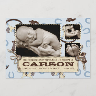 Cartão 2 do anúncio do menino do cavalo de balanço