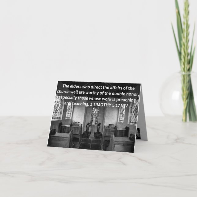 CARTÃO 2 DO DIA DE APRECIAÇÃO CLERGY (Frente)