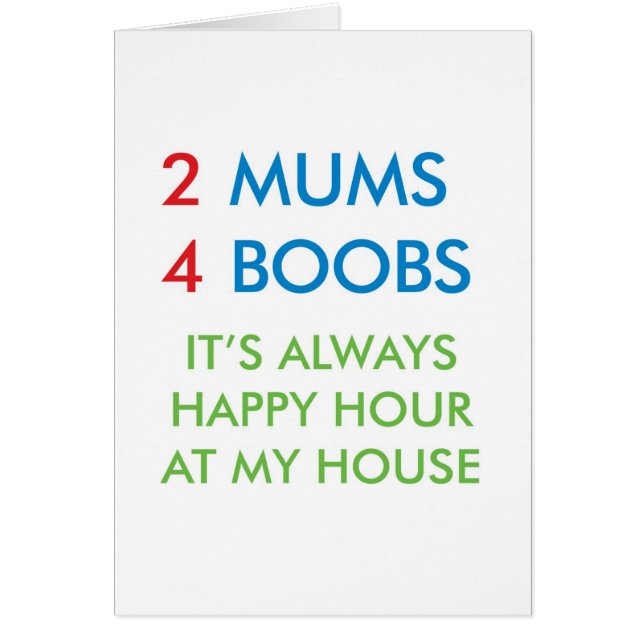 Cartão 2 mães (Frente)