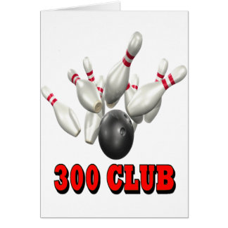 Cartão 300 boliches do clube