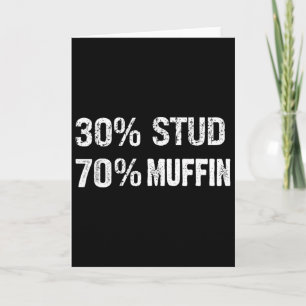 Cartão 30% Garanhão 70% Muffin Frases engraçadas de São V