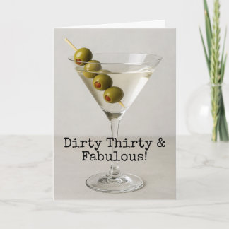 Cartão 30th Birthday Custom Funny Greeting