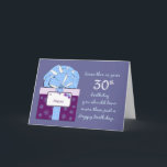 Cartão 30th Birthday Customizable Card<br><div class="desc">SEE ZIGGLETS@ZAZZLE'S NEWEST 30TH BIRTHDAY CARD ABOVE. TO SEE THEM ALL,  CLICK ON THE ZIGGLETS STORE LINK. </div>