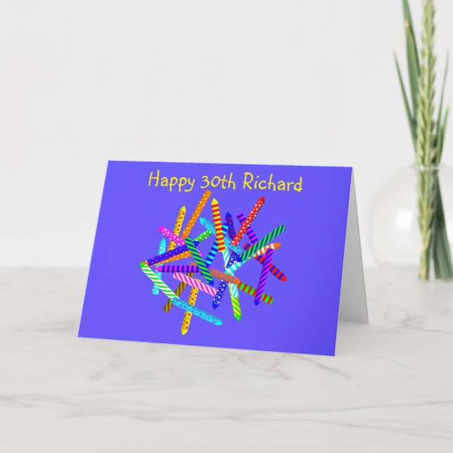 Cartão 30th Birthday Gifts (Frente)