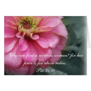 Cartão 31:10 do ~ da coleção dos provérbio 31 pro