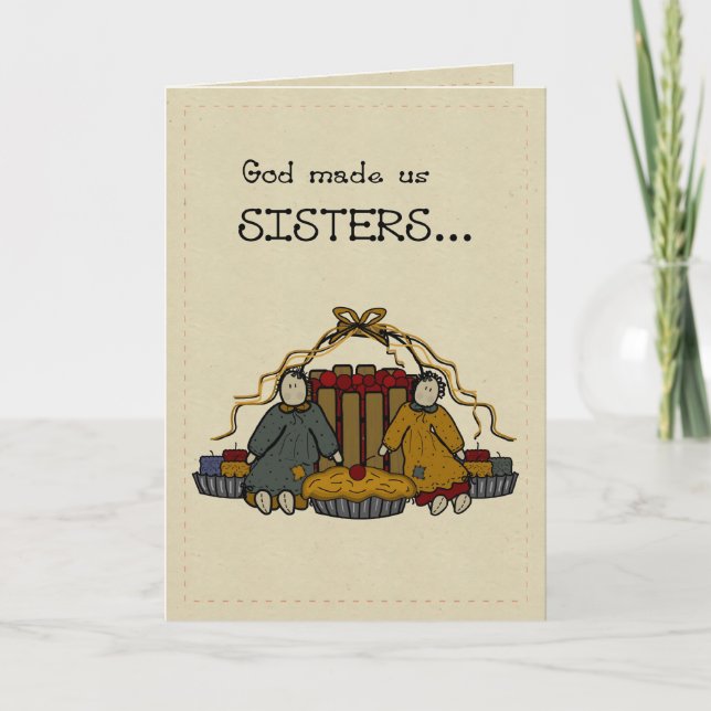 Cartão 3278 Sisters Happy Birthday (Frente)