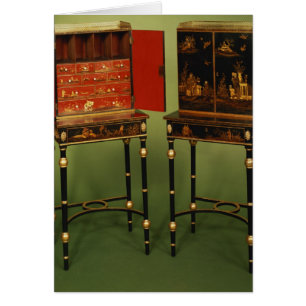 Cartão 32: Dois armários do Chinoiserie, c.1770