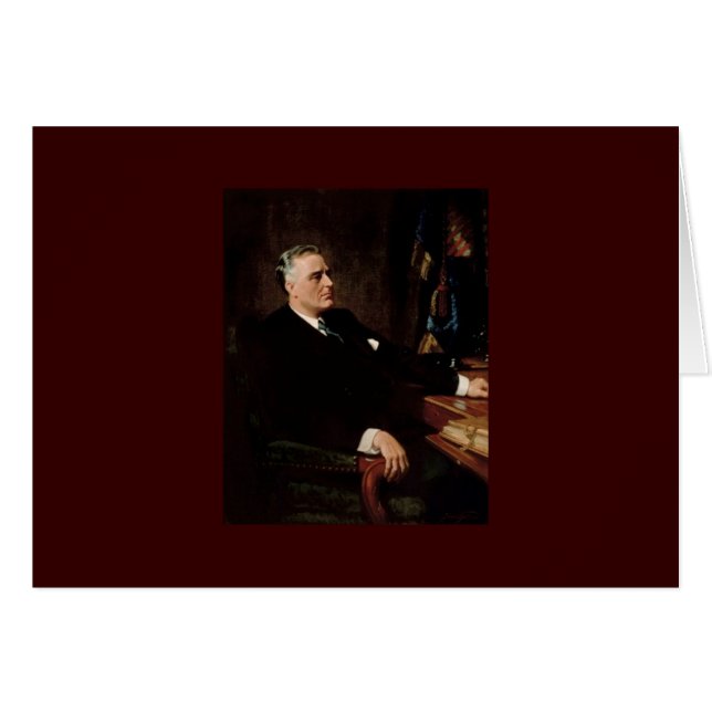 Cartão 32 Franklin D. Roosevelt (Frente Horizontal)