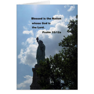 Cartão 33:12 a do salmo