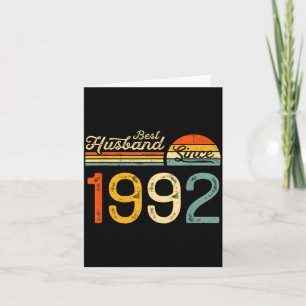 Cartão 34º Aniversário de Casamento Marido Desde o Design