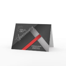 35º aniversário de negócios - Parabéns à escala de