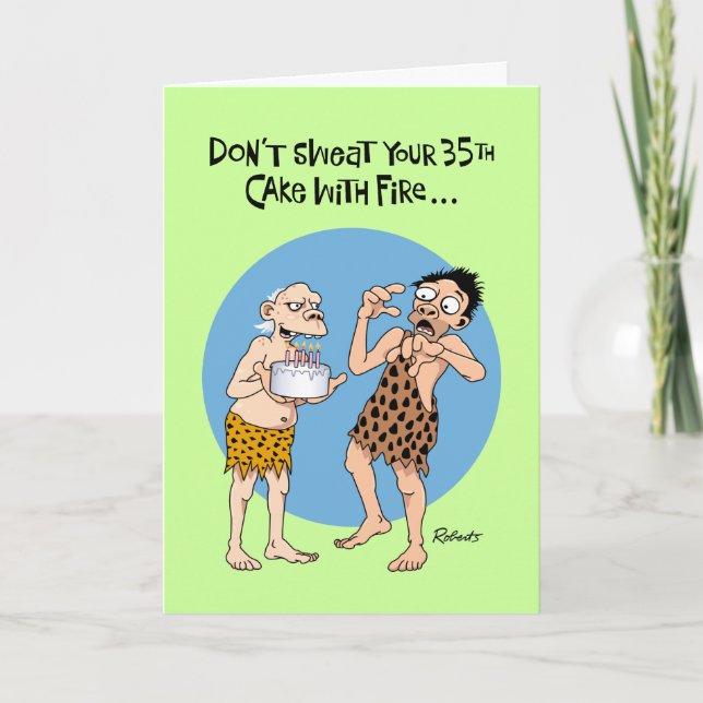 Cartão 35º aniversário do filho (Frente)