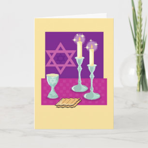 Cartão 3565 Passover Candlesticks