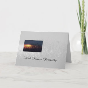 Cartão 3628 Sympathy Trees Bird